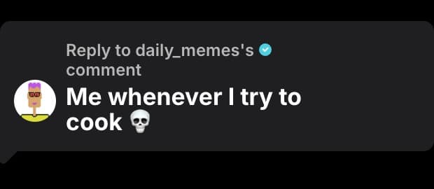 Example of a TikTok reply comment screenshot